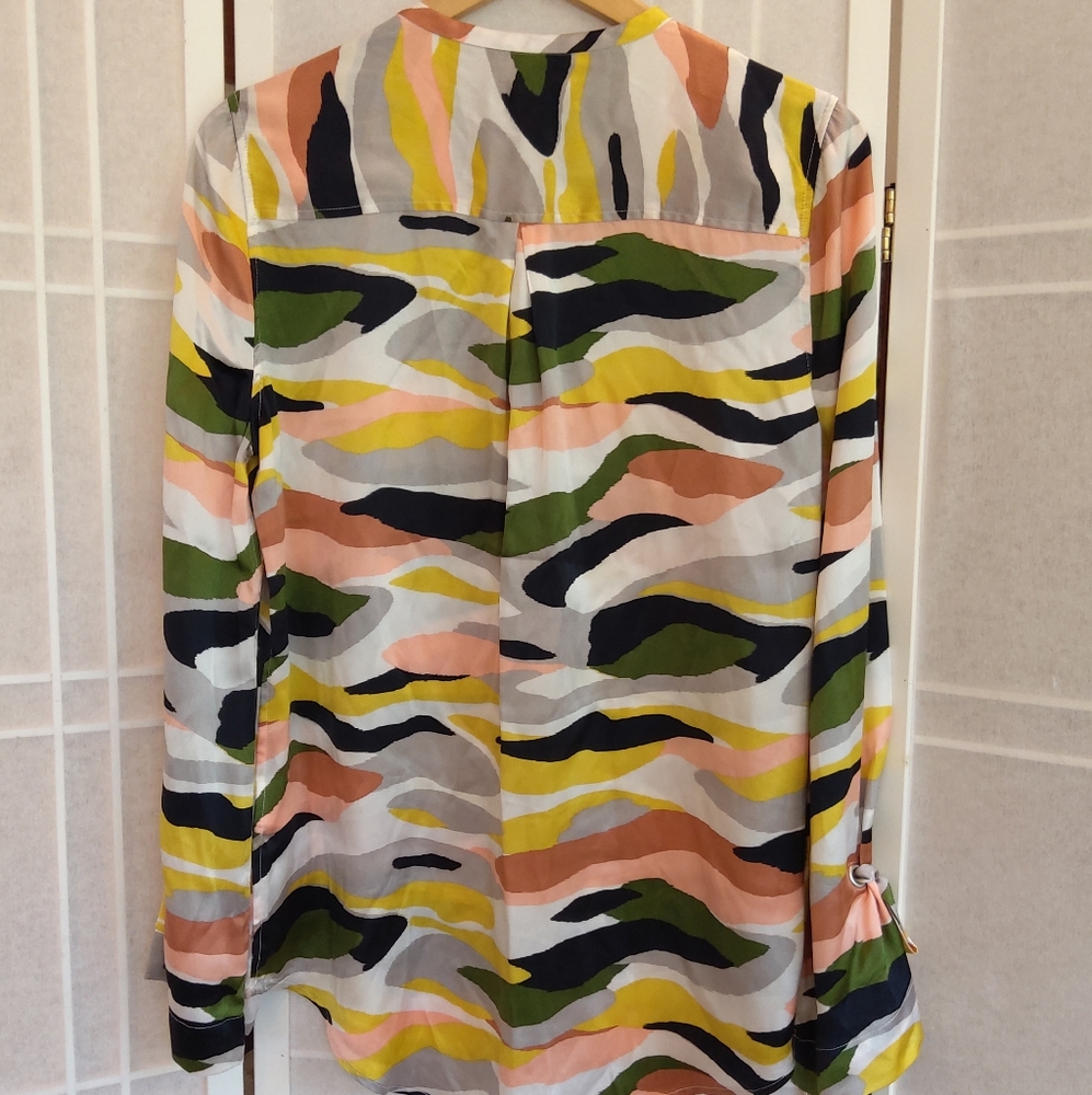 Equipment camo print silk blouse - Picture 10 of 16